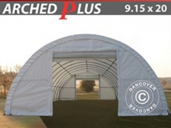 Rundbågehall  PLUS 9,15 x 20 x 4,50 PVC (600 g/m²)