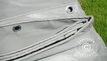Presenning 7 x 5 m  PVC 500 g/m² Grå Nu! 1968:-