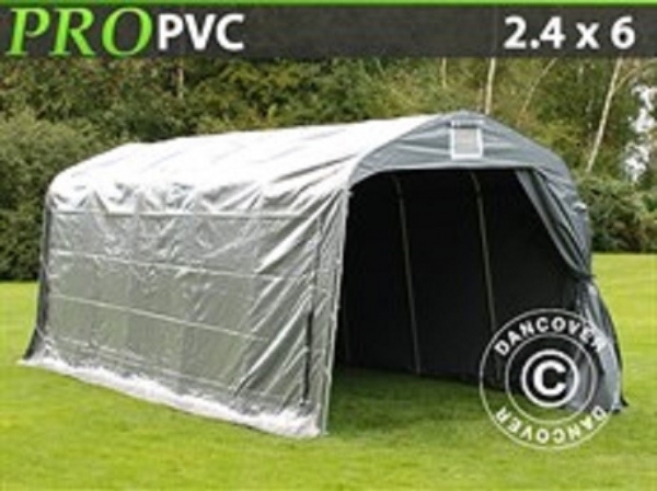 Garagetält PRO 2,4 x 6 x 2,34 m PVC Grå 6588:-  