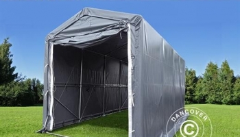 Lagerhall-Båthall PRO XL 3,5 x 8 x 3,3 x 3,94 m PVC Grå