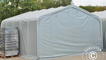 Lagertält PRO 6,0 x 6,0 x 3,7 m Grå nu 24151:-