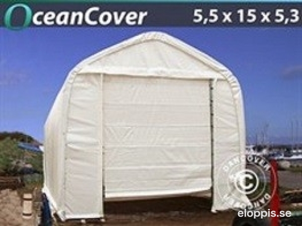 Båthall  Ocean Cover  5 x 15 x 4,1 x 5,3 m  